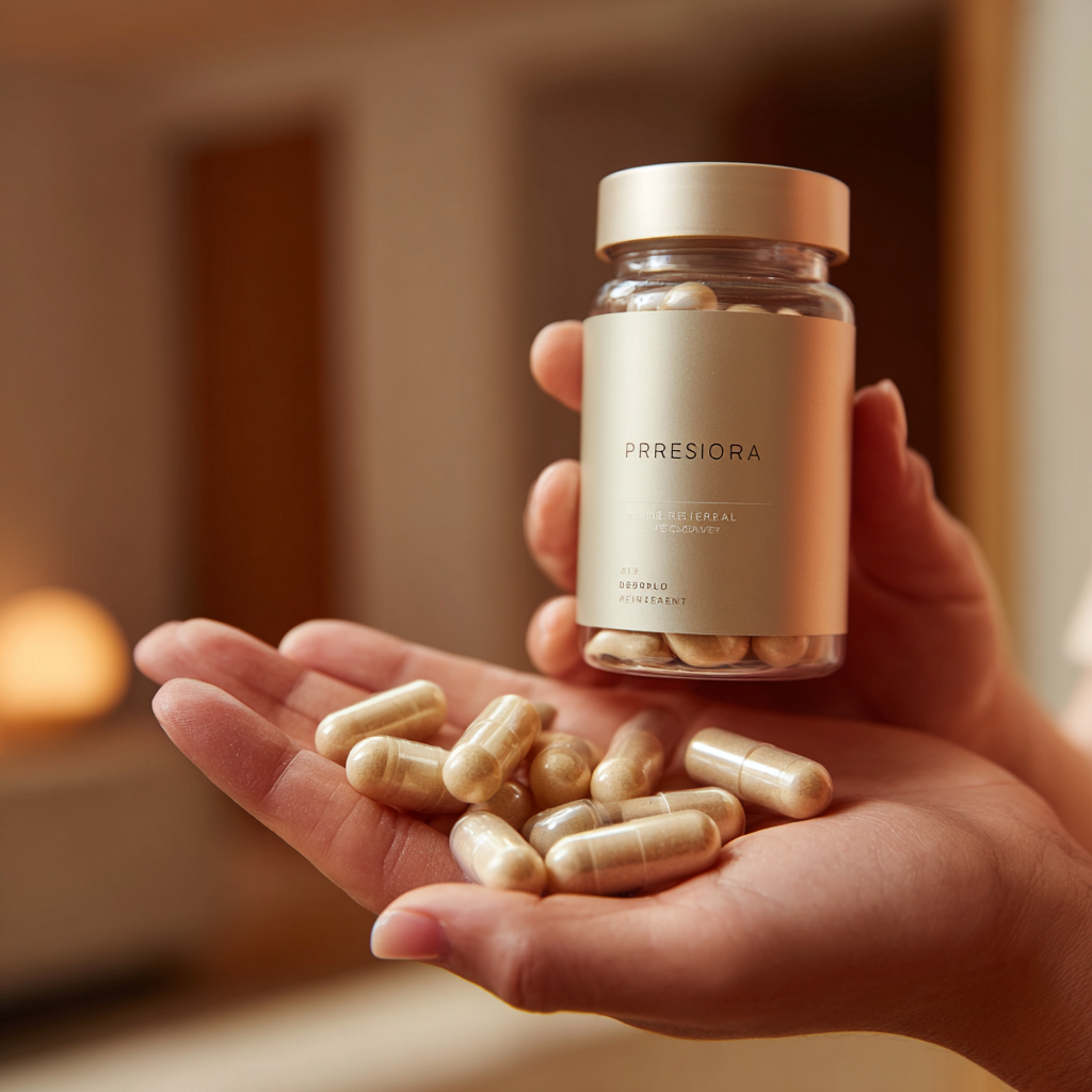 natural herbal ingredients arrangement